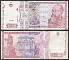 Rumänien - Romania 10000 10.000 Lei 1994 Pick 105a Ca. VF (3)     (29446 - Romania