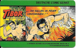 Germany: Telekom S 60 08.92 Norbert Hethke Verlag - Comic-Kunst. Tibor - S-Series : Taquillas Con Publicidad De Terceros