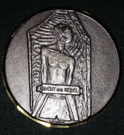 BELGIQUE Médaille Congrès De CNPPA NCPGF Mons 1986 LEINNE Prisonniers Politiques Nacht Und Nebel - Royaux / De Noblesse