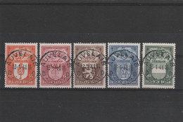 756/760 Armoiries De Villes Belges /Wapenschilden Oblit/gestp Centrale - Used Stamps