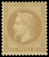 * EMPIRE LAURE - 28A  10c. Bistre, T I, TB - 1863-1870 Napoléon III Lauré