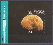 1989 Solomon Islands  712/B27 20 Years Of Apollo 11 Moon Landing - Océanie