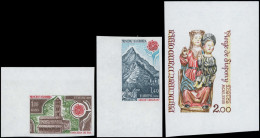 ** ANDORRE 269/70 Et 271 : Europa 1978 Et Vierge De Sispony, NON DENTELES Cdf, TB - Neufs