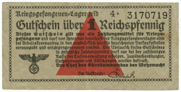 1 REICHSPFENNIG PRIGIONIERI DI GUERRA WWII GERMANIA LAGERGELD 1939-1945 BB+ - Sonstige & Ohne Zuordnung