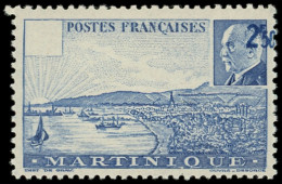 ** MARTINIQUE 189c : 2f50 Outremer, Valeur à Droite, Cartouche Vide, TB - Other & Unclassified