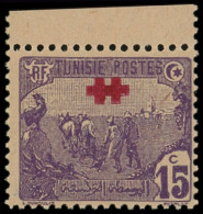 ** TUNISIE 49b : 15c. Violet, DOUBLE Surcharge, Bdf, TB - Other & Unclassified
