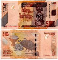 Congo Democratic Republic 5000 Francs 2020 P-102 UNC - République Démocratique Du Congo & Zaïre