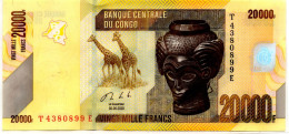 Congo Democratic Republic 20000 Francs 2020 P-104 UNC - Democratische Republiek Congo & Zaire