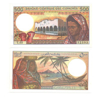 Comores 500 Francs ND 1984 P-10 UNC - Comoros