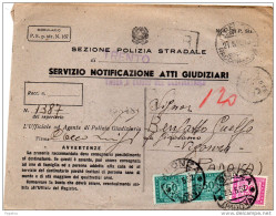 1952 LETTERA  CON ANNULLO TRENTO - Strafport