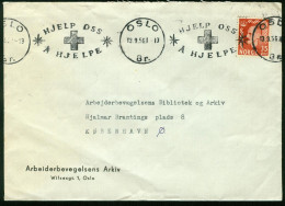 Br Norway, Oslo 1961 Cover > Denmark (Arbeiderbevegelsens Arkiv) #bel-1019 - Lettres & Documents