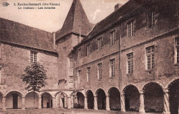 87  ROCHECHOUART  Le Chateau  Les Arcades   2 (scan Recto Verso)KEVREN0745 - Rochechouart