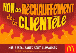 McDONALD'S 1 Rue Gustave Eiffel Guyancourt Non Au Réchauffement De La Clientele  63 (scan Recto Verso)KEVREN0768 - Guyancourt