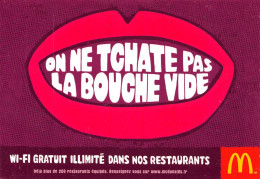 McDONALD'S 1 Rue Gustave Eiffel Guyancourt On Ne Tchate Pas La Bouche Vide  66 (scan Recto Verso)KEVREN0768 - Guyancourt