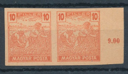 1919. Hungarian Post Office - Test Print - Variétés Et Curiosités