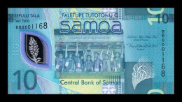 Samoa 10 Tala 2023 (2024) Pick 48 Nuevo Polymer Sc Unc - Samoa