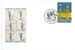 SC 53 - 1210 Scout ROMANIA, Special Stamp - Cover - Used - 1998 - Lettres & Documents