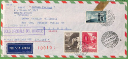 ZA1630 - VATICANO - Postal History - SPECIAL FLIGHT COVER To BRAZIL 1958 - Lettres & Documents