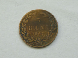 ROUMANIE - 5 Bani 1867  **** EN ACHAT IMMEDIAT **** - Roumanie