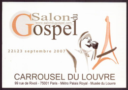 SALON DU GOSPEL 2007 CARROUSEL DU LOUVRE PARIS - Otros & Sin Clasificación