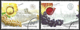Hungary 1999. Scott #3656-7 (U) Grapes And Wine Producing Aeras  (Complete Set) - Gebraucht