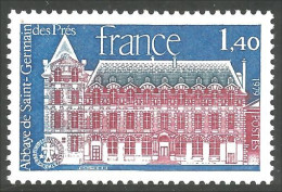 350 France Yv 2045 Abbaye Saint Germain Des Prés Abbey MNH ** Neuf SC (2045-1c) - Monuments