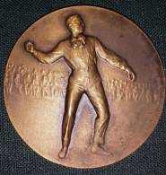 BELGIQUE Médaille Balle Pelote Commune De Paturages 6ème Grand Prix Achille Delattre 20-6-66 - Professionnels / De Société