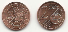 2 Cent, 2009 Prägestätte (J) Vz, Sehr Gut Erhaltene Umlaufmünze - Germania