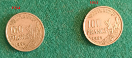 FRANCIA 100 Francs Anni Siversi 2 Monete - 100 Francs