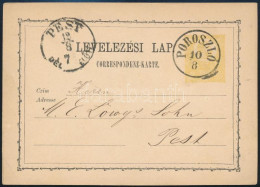 1871 2kr Díjjegyes Levelezőlap / PS-card "POROSZLÓ" - Sonstige & Ohne Zuordnung