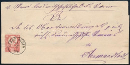 1874 5kr Levélen / On Cover "SZÁSZ-RÉGEN" - Autres & Non Classés