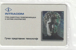 PHONE CARD SERBIA INTRACOM - BLISTER - TEST (E72.18.4 - Yougoslavie