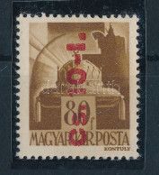 ** 1946 Betűs Cs.10-I./80f Visszavont Csomagbélyeg Fordított Felülnyomással - Autres & Non Classés