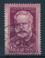 O 1952 Victor Hugo 2Ft Az "O" Betűben Fehér Folt Lemezhibával - Andere & Zonder Classificatie