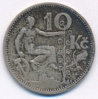 Csehszlovákia 1932. 10K Ag T:VF Patina  Czechoslovakia 1932. 10 Korun Ag C:VF Patina - Non Classés