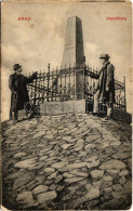 * T3/T4 1910 Arad, Vesztőhely / Martyrs' Monument, Place Of Execution (ázott / Wet Damage) - Unclassified