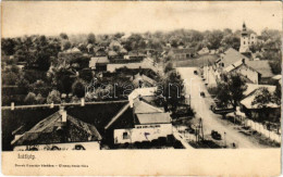 * T3 Buziásfürdő, Baile Buzias; Fő Utca, Templom, Bor Sör és Pálinka. Nosek Gusztáv Kiadása / Main Street, Church, Inn ( - Ohne Zuordnung