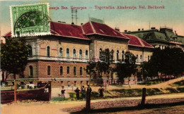 T2/T3 Nagybecskerek, Velky Beckerek, Zrenjanin; Kereskedelmi Főiskola / Commercial Academy, Steamship - Non Classés