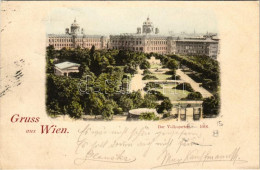 T2 1898 (Vorläufer) Wien, Vienna, Bécs; Der Volksgarten / Park - Non Classés