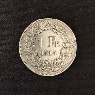 SUISSE - 1 FRANC 1914 TTB+ - 1 Franken
