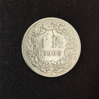 SUISSE - 1 FRANC 1909 - 1 Franc