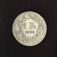 SUISSE - 1 FRANC 1905 TTB/SUP - 1 Franc