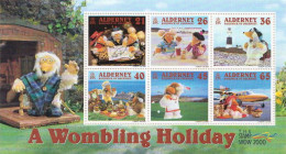 Alderney MNH Minisheet - Marionette