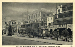 Curacao, D.W.I., WILLEMSTAD, On The Otrabanda Side (1930s) Mathews Postcard - Curaçao