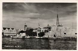 Curacao, N.A, WILLEMSTAD, Old Fort (1950s) Salas RPPC Postcard - Curaçao