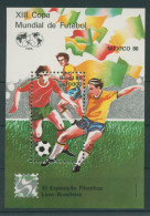 Brasilien 1986 Fußball-WM Mexico Block 69 Postfrisch (C22822) - Blocs-feuillets
