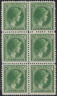 Luxembourg - Luxemburg - Timbres - Bloc à 6   Charlotte    MNH** - 1926-39 Charlotte Right-hand Side