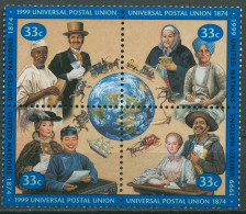 UNO New York 1999 Weltpostverein UPU Postbeförderung 822/25 ZD Postfrisch - Nuovi