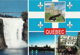 *CPM - CANADA - QUEBEC - La Chute Montmorency Et Le Vieux Québec - Chutes Montmorency
