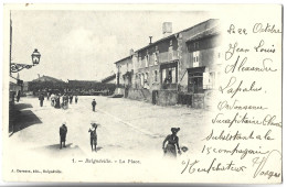 BULGNEVILLE - La Place - Carte Voyagée En 1902 - Bulgneville